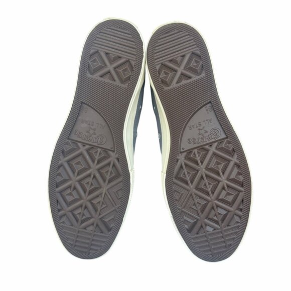 🖤Comme Des Garçons Play Hearts Converse Chuck 70 Hi Mens Shoes 8.5 Gray 171847C - Picture 6 of 10